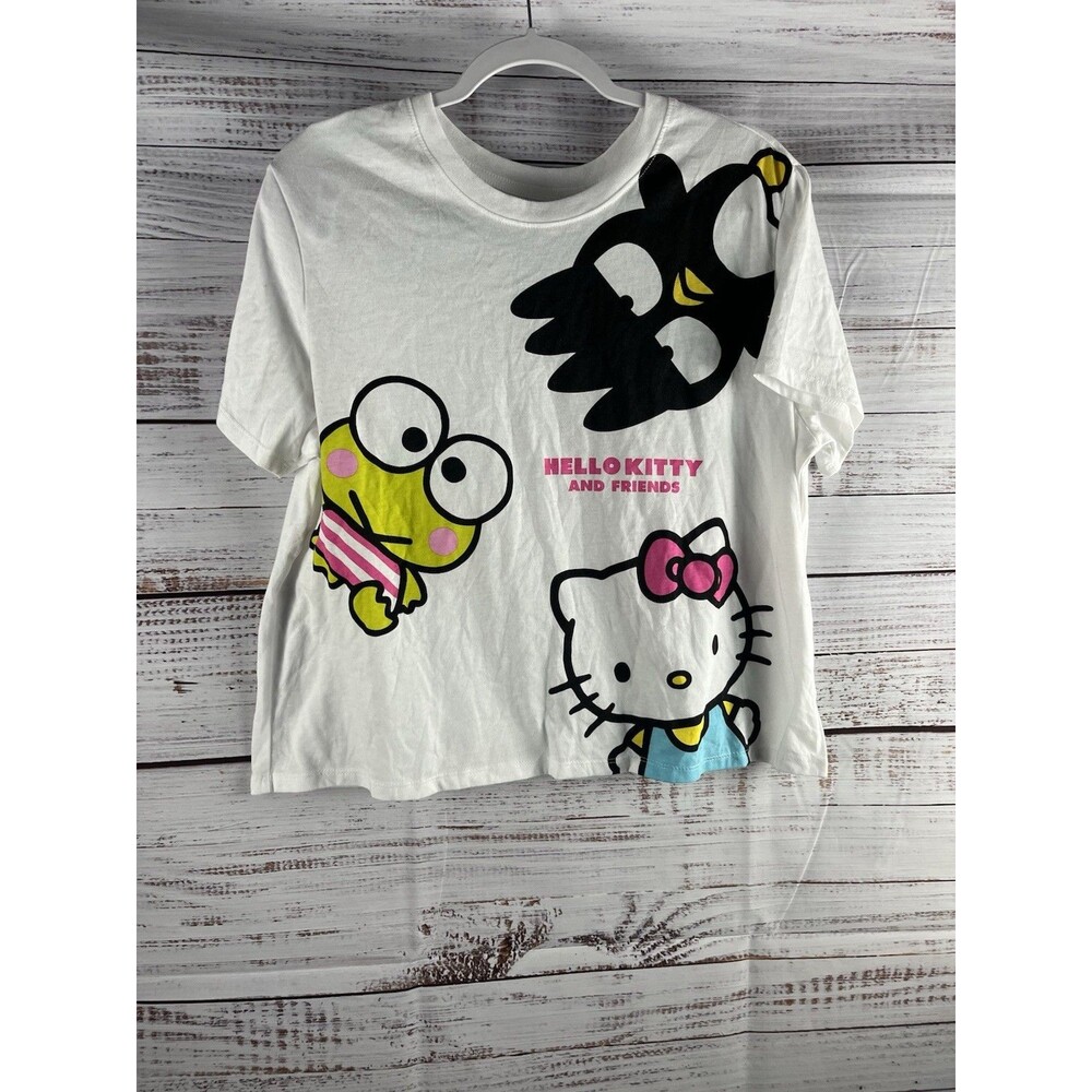Hello Kitty by Sanrio Shirt J Pop Shirt Womens Crop Top (15-17) Short Sleeve